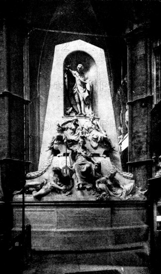 The tombs of statesmen in Westminster Abbey: William Pitt, Earl of Chatham, 1898. Creator: Unknown.