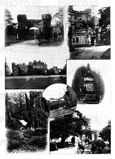 The Death of Mr. Gladstone: the Castle and village of Hawarden, 1898. Creator: Unknown.