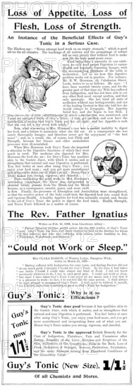 Advertisement for Guy's Tonic, 1898. Creator: Unknown.