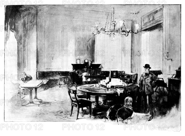 In Clubland - No. V: the Travellers' Club - the Morning Room, 1898. Creator: Unknown.