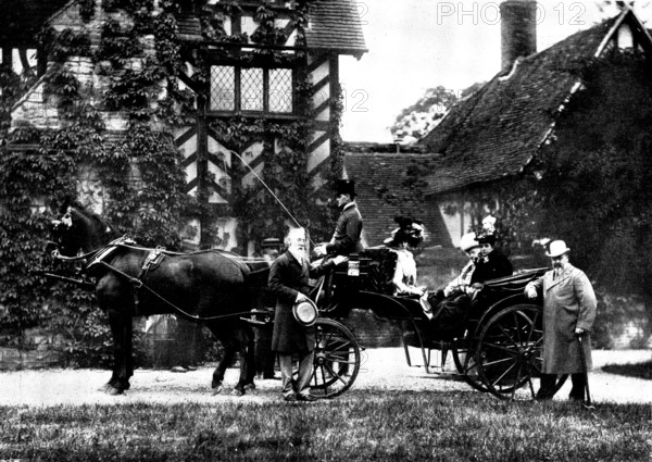 The Visit of the Prince and Princess of Wales to Wantage, 1898. Creator: Tom Reveley.