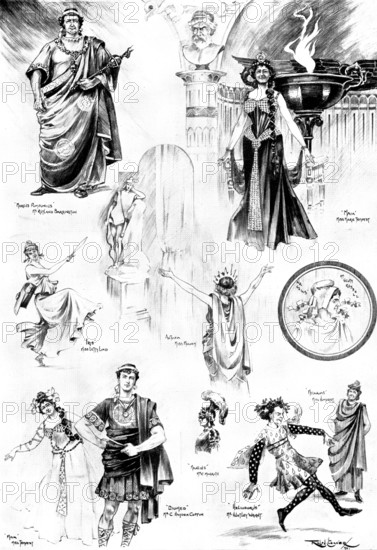 A Greek Slave, the new musical comedy at Daly's Theatre, 1898. Creator: Unknown.