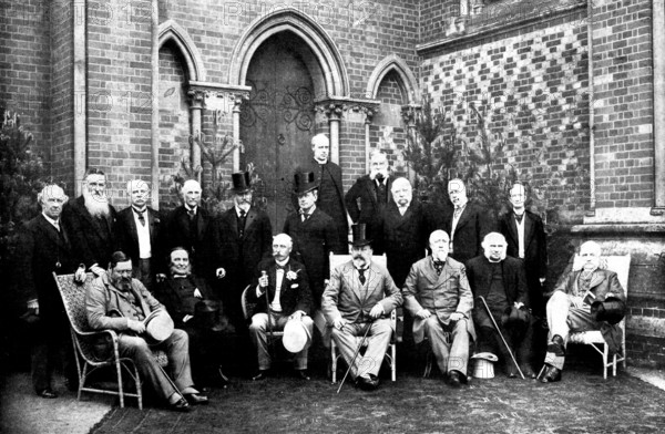 Speech Day at Wellington College: distinguished visitors, 1898. Creator: Allen Hastings Fry.