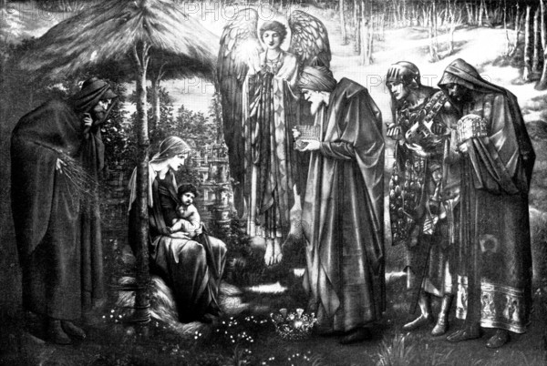 The Star of Bethlehem - by the late Sir E. Burne-Jones, 1898. Creator: Frederick Hollyer.