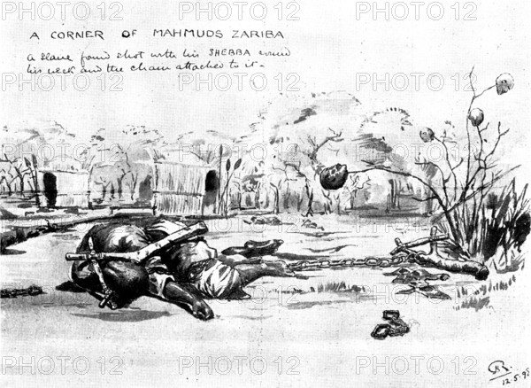 The Soudan Advance: a corner of Mahmud's Zareba, 1898. Creator: Unknown.