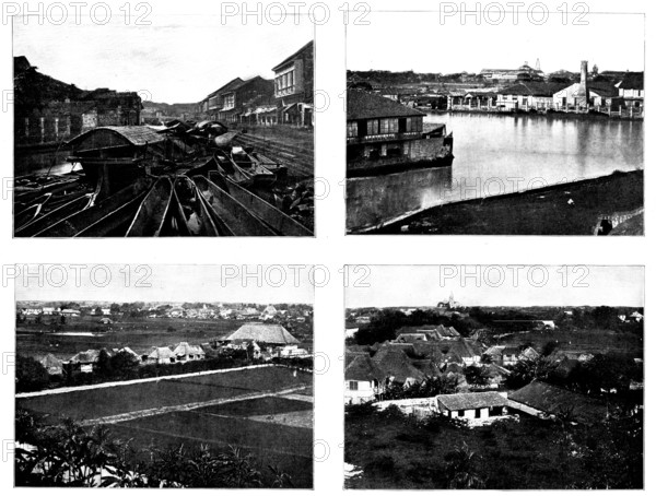 The Spanish-American War: scenes at Manila, 1898. Creator: Unknown.