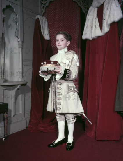 The uniform of a Peers Page, coronation of Elizabeth II, 1953. Creator: Arthur Charles Kirby Ware.