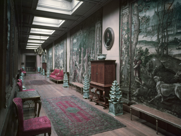 The South Sketch Gallery, Chatsworth House, Derbyshire, c1955. Creator: Arthur Charles Kirby Ware.