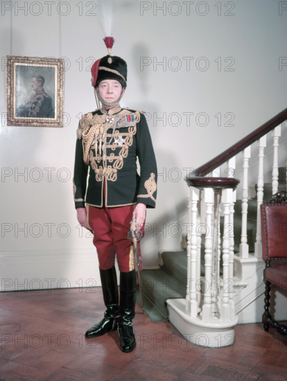 The Crown Equerry, Sir Dermot Kavanagh in the uniform of a Colonel of the 11th Hussars, 1952. Creator: Arthur Charles Kirby Ware.