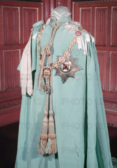 Robes and insignia of the Order of St Patrick, c1955. Creator: Arthur Charles Kirby Ware.