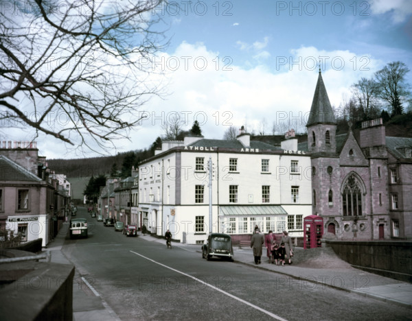 The Atholl Arms Hotel, Dunkeld, Perthshire, Scotland, c1960s. Creator: Arthur Charles Kirby Ware.