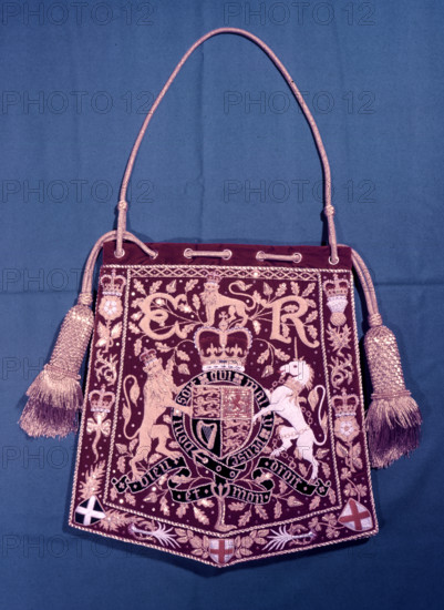 Tabard with the Royal coat of arms of the United Kingdom, Coronation of Elizabeth II, 1953. Creator: Arthur Charles Kirby Ware.