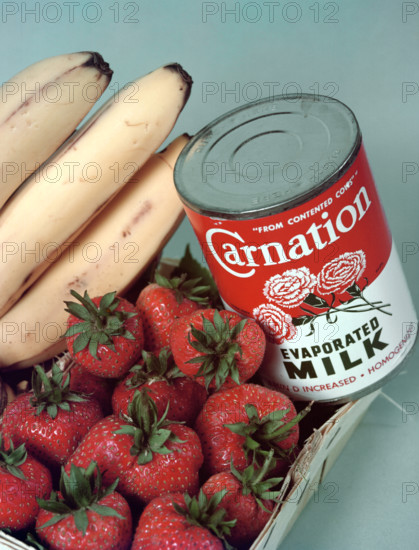 Carnation Evaporated Milk, c1955.  Creator: Arthur Charles Kirby Ware.