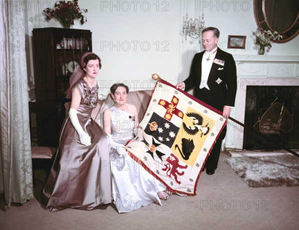 The High Commissioner for Australia and his family, 1953. Creator: Arthur Charles Kirby Ware.