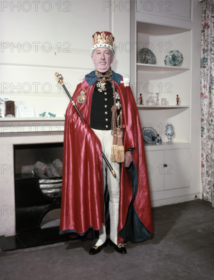 Sir Nevile Bland, King of Arms of the Order of St Michael and St George, c1953. Creator: Arthur Charles Kirby Ware.