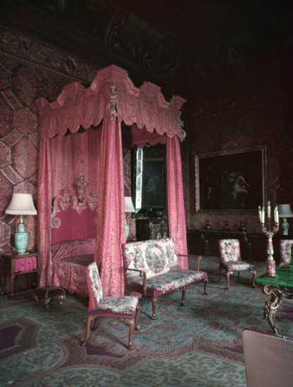 The State Bedroom, Chatsworth House, Derbyshire, c1955. Creator: Arthur Charles Kirby Ware.