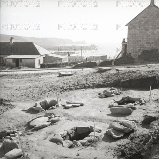 Bronze Age burial site, St Mary's, Scilly Isles, c1955. Creator: Arthur Charles Kirby Ware.