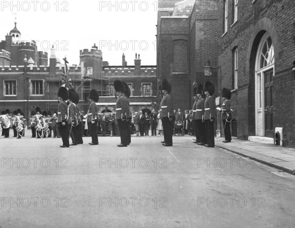 Guards at St James' Palace, London, c1955. Creator: Arthur Charles Kirby Ware.