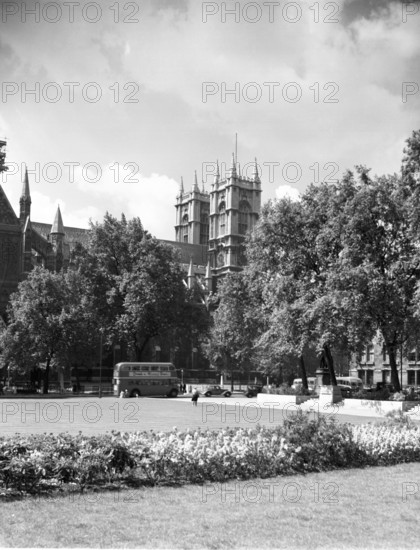 Westminster Abbey, London, c1955. Creator: Arthur Charles Kirby Ware.