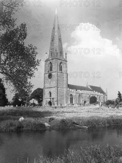 Olney Parish Church, Buckinghamshire, c1955. Creator: Arthur Charles Kirby Ware.