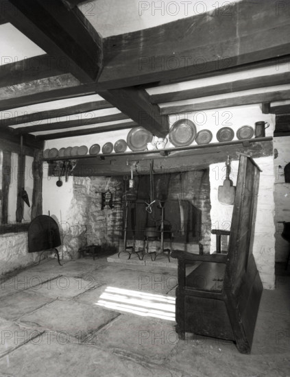 Mary Arden's House at Wilmcote, Stratford-on-Avon, c1955.  Creator: Arthur Charles Kirby Ware.