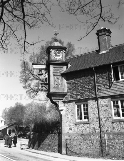 The Blacksmiths Clock at the Clock House, Abinger Hammer, near Shere, Surrey, c1955. Creator: Arthur Charles Kirby Ware.