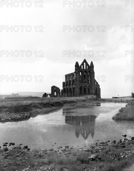 Whitby Abbey, Whitby, Yorkshire, c1955.  Creator: Arthur Charles Kirby Ware.