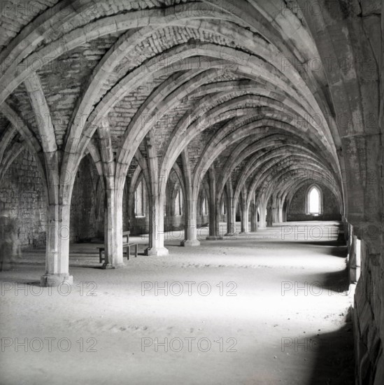 The Cellarium, Fountains Abbey, Yorkshire, c1955.  Creator: Arthur Charles Kirby Ware.