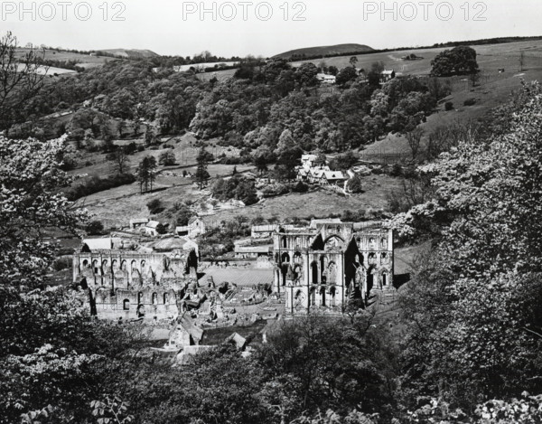 Rievaulx Abbey, Yorkshire, c1955.  Creator: Arthur Charles Kirby Ware.