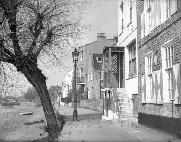 Strand-on-the-Green, London, c1955.  Creator: Arthur Charles Kirby Ware.