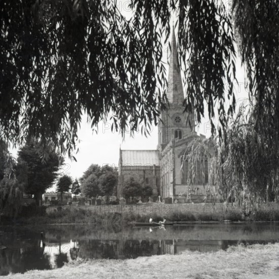 Holy Trinity Church, Stratford-upon-Avon, Warwickshire, c1955. Creator: Arthur Charles Kirby Ware.
