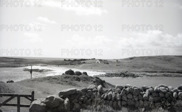 Causeway from Gugh to St Agnes, Scilly Isles, c1955. Creator: Arthur Charles Kirby Ware.