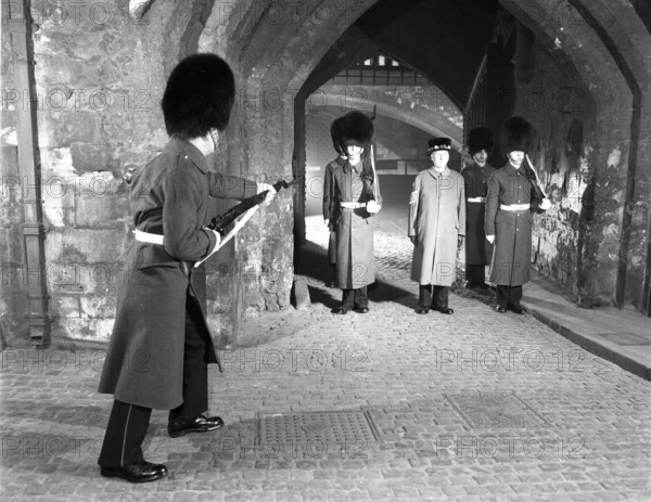 Ceremony of the Keys, Tower of London, c1955. Creator: Arthur Charles Kirby Ware.