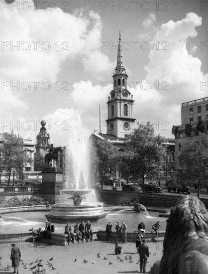 Trafalgar Square, London, c1955. Creator: Arthur Charles Kirby Ware.