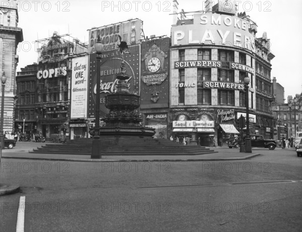 Piccadilly Circus, London, c1955. Creator: Arthur Charles Kirby Ware.