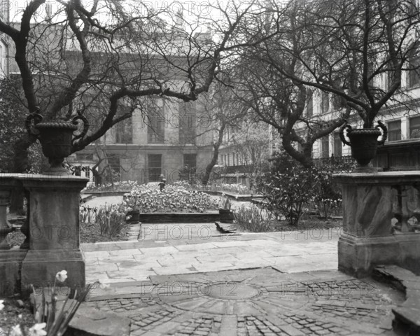 Drapers’ Gardens, City of London, c1955. Creator: Arthur Charles Kirby Ware.