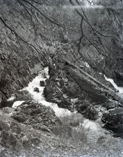 Conway Falls, Wales, c1955. Creator: Arthur Charles Kirby Ware.