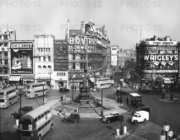 Piccadilly Circus, London, 1960.  Creator: Arthur Charles Kirby Ware.