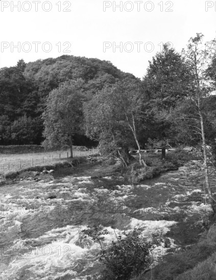 Tarr Steps, near Dulverton, Exmoor, Somerset, c1955. Creator: Arthur Charles Kirby Ware.