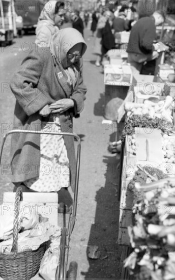 Portobello Market, London, c1955.  Creator: Arthur Charles Kirby Ware.