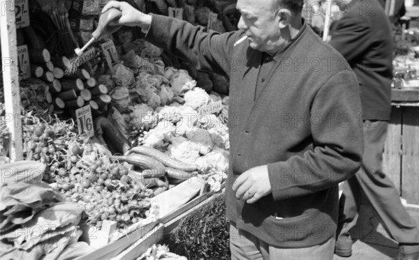 Portobello Market, London, c1955.  Creator: Arthur Charles Kirby Ware.