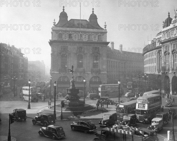 Piccadilly Circus, London, c1955.  Creator: Arthur Charles Kirby Ware.