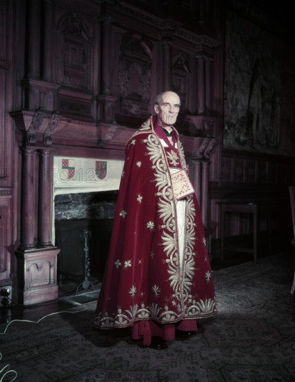 The Reverend Alan Campbell Don, Dean of Westminster, Coronation of Elizabeth II, 1953. Creator: Arthur Charles Kirby Ware.