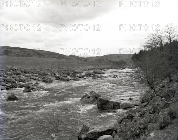 River Gaur Falls, Scotland, c1955. Creator: Arthur Charles Kirby Ware.