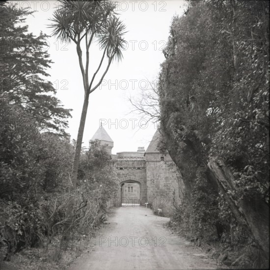 Entrance to Tresco Abbey Gardens, Scilly Isles, c1955. Creator: Arthur Charles Kirby Ware.
