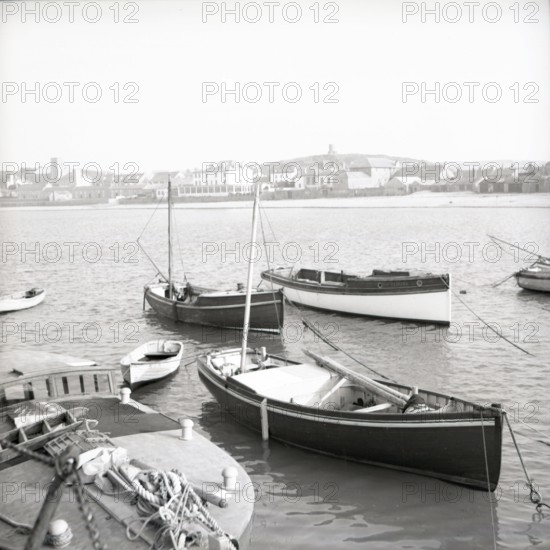 Hugh Town Harbour, St Mary's, Scilly Isles, c1955. Creator: Arthur Charles Kirby Ware.