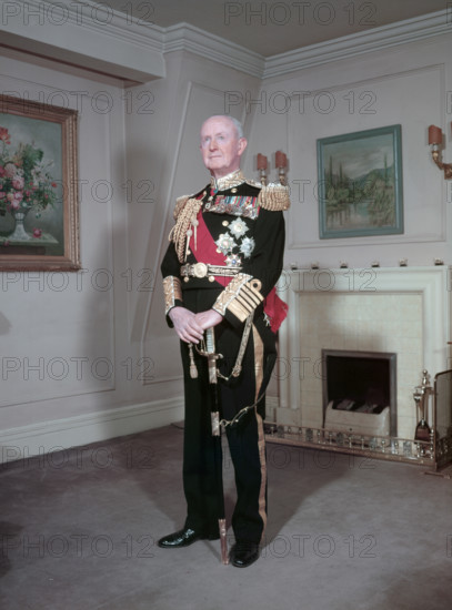 Viscount Cunningham of Hyndhope, Admiral of the Fleet, c1953.  Creator: Arthur Charles Kirby Ware.
