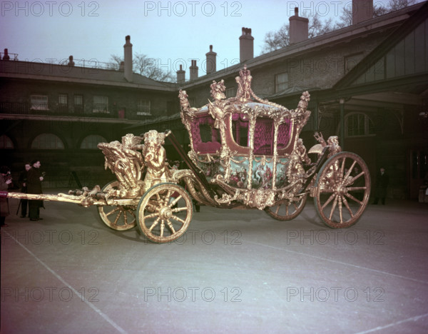 The Gold State Coach, 1953. Creator: Arthur Charles Kirby Ware.