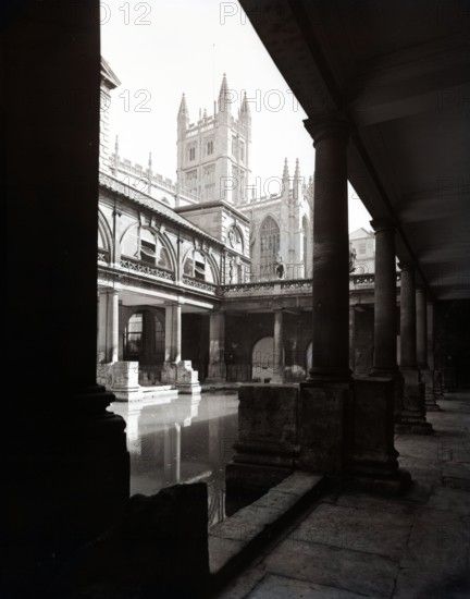Roman Baths, Bath, Somerset, c1955. Creator: Arthur Charles Kirby Ware.