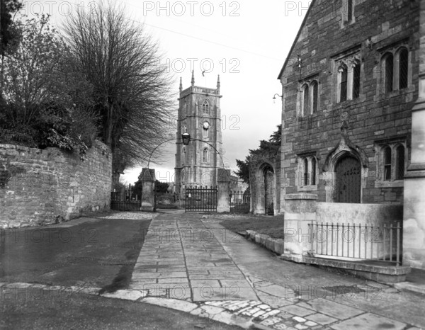 Church, Chew Magna, Somerset, c1955. Creator: Arthur Charles Kirby Ware.